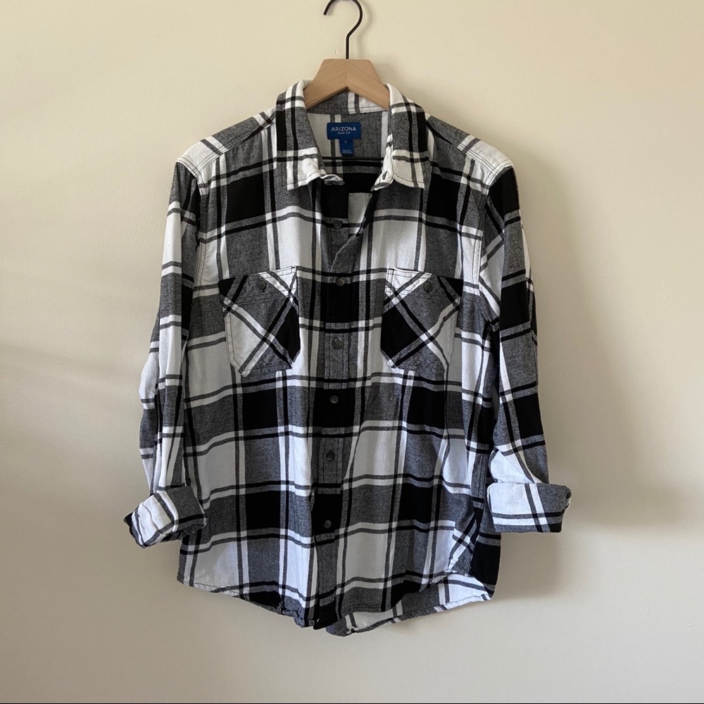 Arizona Black and White Flannel